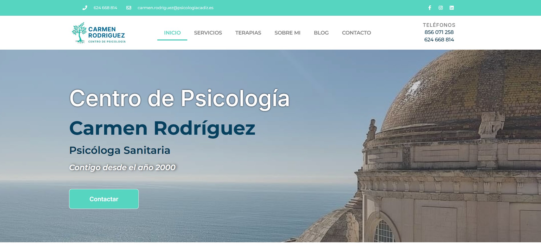Psicología Cádiz - Diseño Web